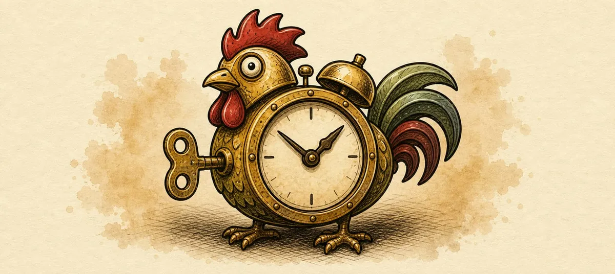 Rooster Alarm Clock
