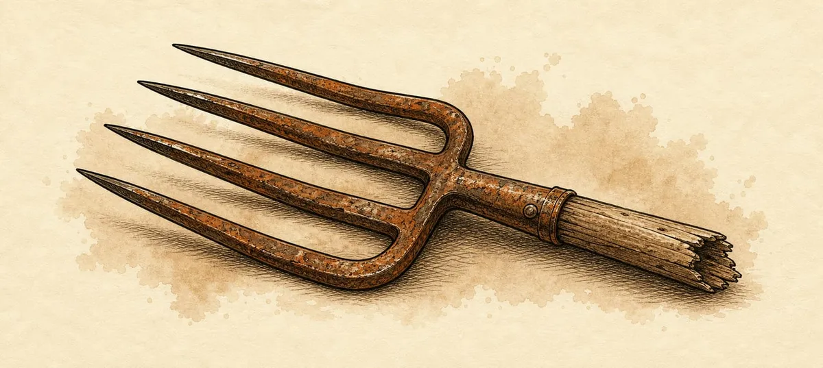 Rusty Pitchfork
